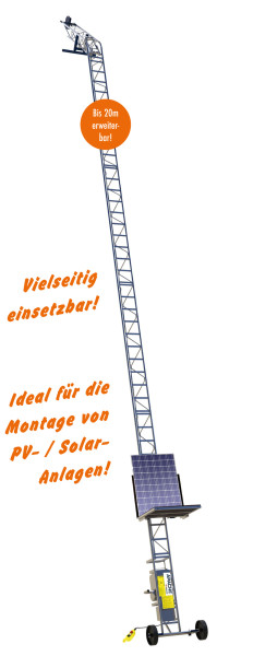 Bau-Materialaufzug